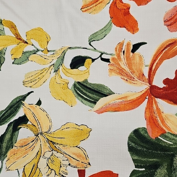 CHICO'S The So Slimming® 180 Brigitte Orchid Print Capris, NEW, Sz 4 - Picture 2 of 11